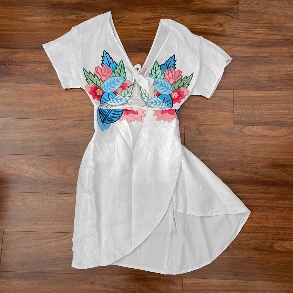 6 shore road floral dress